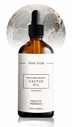 Dan-dur Cactus Prickly Pear Oil Bio Cold Pressed Extra Virgin - Multi-purpose Treatment Anti-aging Properties Hair Care 1.01 Fl. Oz