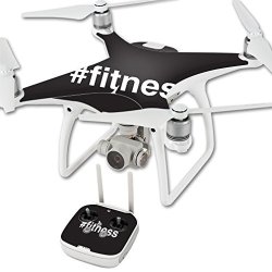 MightySkins Skin For Dji Phantom 4 Quadcopter Drone Fitness Protective Durable And Unique Vinyl Decal Wrap Cover Easy To Apply Remove And Change