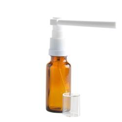10ML Amber Glass Aromatherapy Bottle With Throat Sprayer 18 65