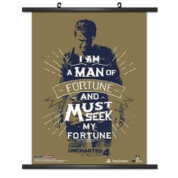 CWS-Media Group Cws Media Group Officially Licensed Uncharted 4 A Thief's End Wall Scroll Poster 32 X 47 Inches