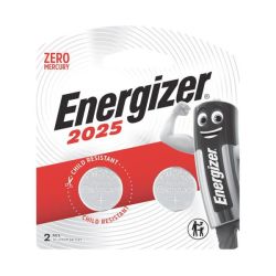 Energizer - Button Battery 3V 2025 2PACK - 4 Pack