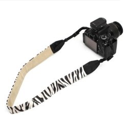 Neck Strap For Dslr Cameras Zebra Pattern