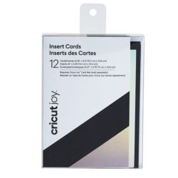 Joy Insert Cards 12-PACK Black holo