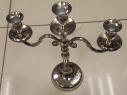 3pc Candle Holders Stand 30cm Height