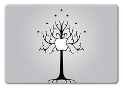 Lord Of The Rings White Tree Of Gondor Apple Macbook Laptop Decal Vinyl Sticker Apple Mac Air Pro Retina