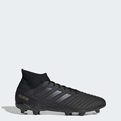 Adidas Men's Predator 19.3 Firm Ground Soccer Shoe Black black gold Metallic 7 M Us