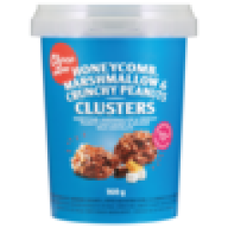 Honeycomb Marshmallow & Crunchy Peanuts Chocolate Clusters Tub 160G