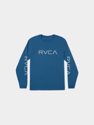 RVCA Men&apos S Big Blue Long Sleeve T-Shirt