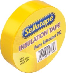 Insulation Tape Yellw 18MMX20M