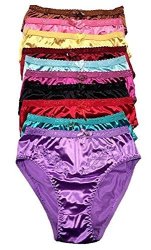 Peachy Panty Lingerie Women's 6 Pack Various Style Of Comfortable Satin  Shine Smooth Soft Nylon Panties Xxx-large Butterfly Prices | Shop Deals  Online