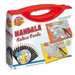 Small World Toys Mandala Nature Drawing Books: Flowers & Animals