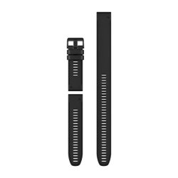 Garmin Quickfit 26 Watch Bands - Black Silicone 3-PIECE Set