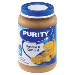 Purity Jar Banana Custard 200MLFROM 8 Months