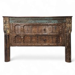 Raju Indian King Headboard Sotran Dekorativ