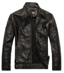 Motorcycle Leather Jackets Men Autumn Winter Leather Clothing
