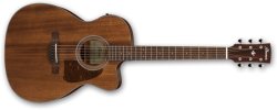 Ibanez AVC9CE-OPN Artwood Vintage Thermo Aged Series Cutaway Grand Concert Acoustic Electric Guitar Open Pore Natural
