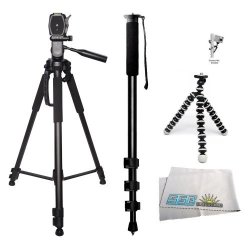 3 Piece Best Value Tripod Package For The Canon Powershot SX210 SX20 SX30 SX40 SX50 SX60HS G7X G10 G11 G12 G13 G14 G15 G16