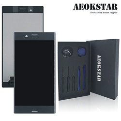 Aeokstar For Sony Xperia Xz 601SO F8331 F8332 SO-01J Lcd Touch Screen Digitizer Glass Assembly Replacement & Full Repair Tools Kit Black