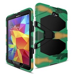 Fastsun Hybrid Rugged Hard Shockproof Cover Protect Case For Samsung Galaxy Tab 4 7" T230 Camouflage