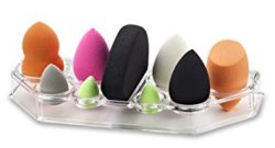 Byalegory Acrylic Makeup Beauty Sponge Organiser & Drying House 9 Spaces Fits All Brands