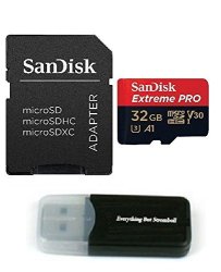 Sandisk 32GB Extreme Pro 4K Memory Card For Samsung Galaxy S9 S9+ S8 S8 Plus Note 8 S7 S7 Edge - UHS-1 V30 Micro