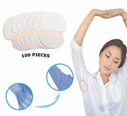 100Pcs Armpits Sweat Pads for Underarm Sweat Absorbing Pads for