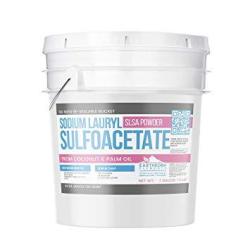 Sodium Lauryl Sulfoacetate Slsa 1 Gallon 6 Lbs. By Earthborn Elements Bath Bomb Additive Gentle On Skin Long Lasting Foam & Bubbles