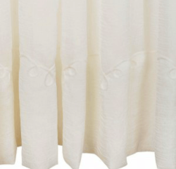 Beautiful Cream Cornelly Voile Curtain 5 Metres With A 218 Drop