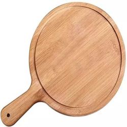 Round Wooden Pizza Cutting serving Board - 32CM