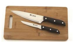 Verona - 2PC Knife Set With Bamboo Cutting Board