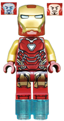 Minifigure Preloved Marvel Iron Man - Mark 85 Armor Small Helmet Visor SH573
