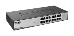 D-Link 16-PORT Fast Ethernet Unmanaged Desktop Switch