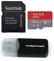 Samsung Galaxy S9 Memory Card Sandisk 64GB Ultra Micro Sd Sdxc Uhs-i Class 10 For S9+ S9 Plus SDSQUAR-064G-GN6MA With Everything But Stromboli Tm