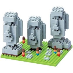 B_Nanoblock Nanoblock - Moai Statues On Easter Island