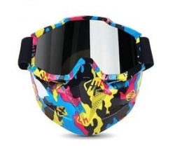 Full Face Motorcycle Gelsoft Paintball Airsoft Mask Game MAS217 Colourart