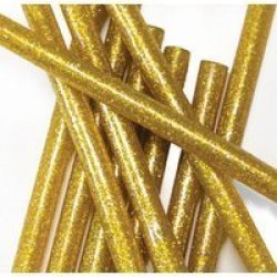 Dala Hot Glue Sticks Gold Glitter 10 Pieces