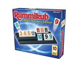 Rummikub Large Number Edition - The Original Rummy Tile Game Large Multicolor