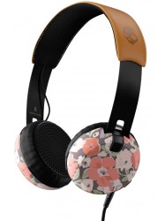 Skullcandy Grind Earphones With Tap Tech - Black Floral Tan