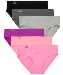 TECH Balanced Women's Seamless Bikini Panties 6-PACK - Prism - XS