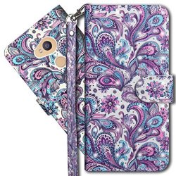 Sony Xperia L2 Wallet Case Xperia L2 Premium Pu Leather Case Cotdinforca 3D Creative Painted Effect Design Full-body Protective Cover For Sony Xperia L2