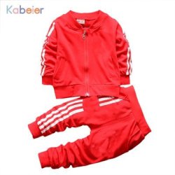 Kabeier Boy Clothing Tracksuits - Red 12M