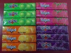 10 Packs Sugus Kraft Sweet Chewy Candy Mix Fruit Product Of Thailand