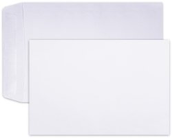 Leo C3 White Gummed Envelopes - Open Short Side - Box Of 250