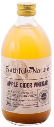 Faithful To Nature Organic Raw Apple Cider Vinegar 500ML