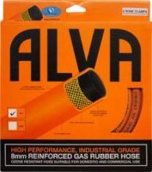 Alva Reinforced Gas Rubber Hose 2 M Orange