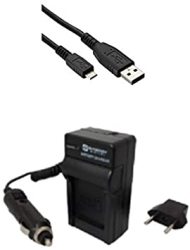 SDM-143 Charger Accessory Kit Compatible with Synergy Digital SDNP60 Battery Works with Kodak One 6MP Digital Camera Includes