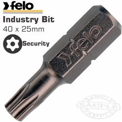 Felo Felo Torx Security TX40 X 25MM Bulk Ins. Bit FEL02740010