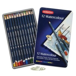 Derwent Watercolor Pencils 12PC Tin