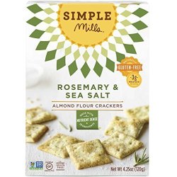 Simple Mills Almond Flour Crackers Rosemary sea Salt 4.25 Ounce