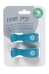 All4ella - Pram Pegs Blue Fluro - Baby Shower Gift